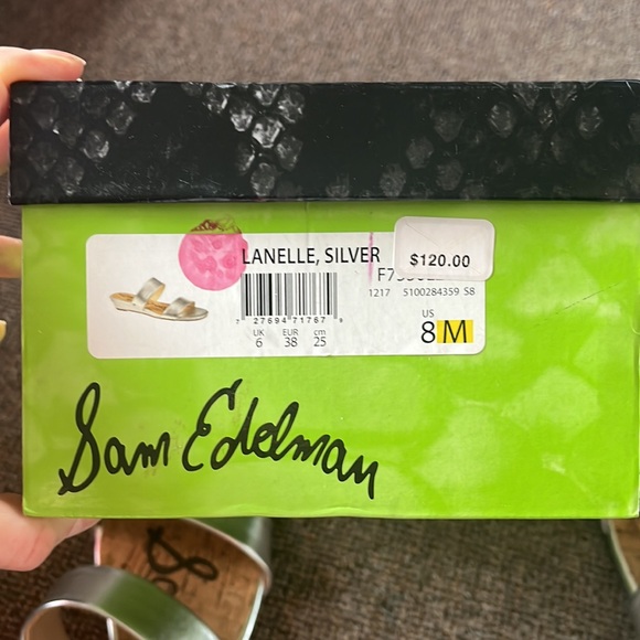 Sam Edelman silver sandals - Picture 7 of 8